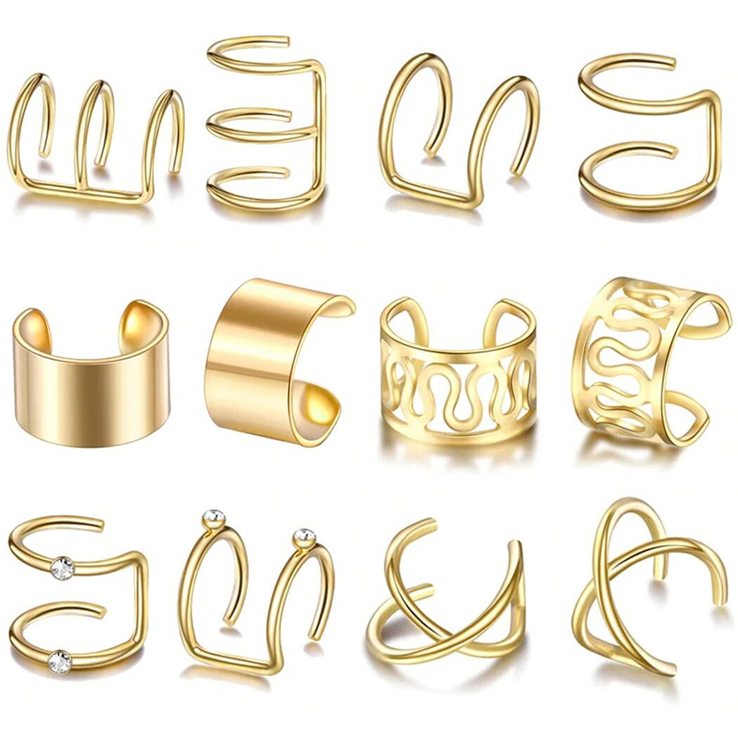 Jewels Galaxy Gold Plated Hoops Earrings Combo For Women/Girls (JG-PC-ERGC-8658)