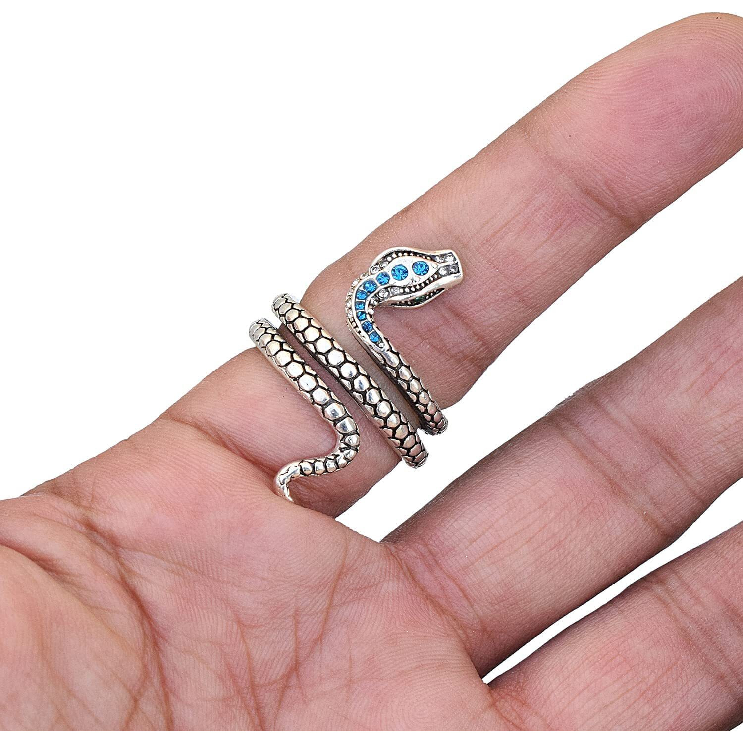 Fashion Frill Womens Ring Butterfly Design Silver Plated Adjustable Finger Ring For Women Girls Valentine Ring Red Crystal Rings Jewellery for Women Anniversary Gift for Wife (Adjustable)