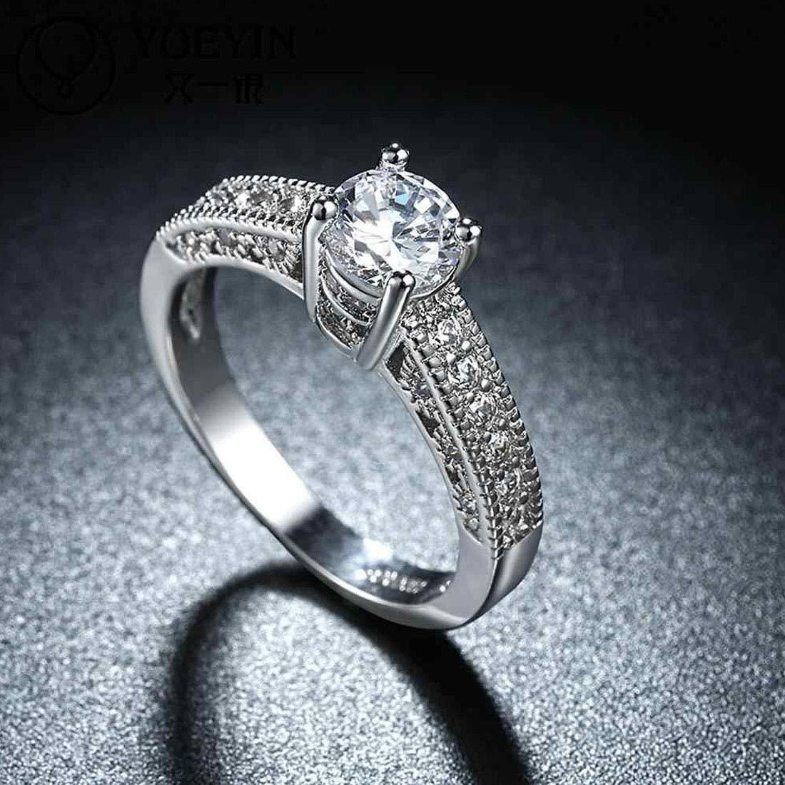 Jewels Galaxy Wonderful Crystal Silver Plated Marvelous Ring for Women/Girls (SMNJG-RNGG-5175)