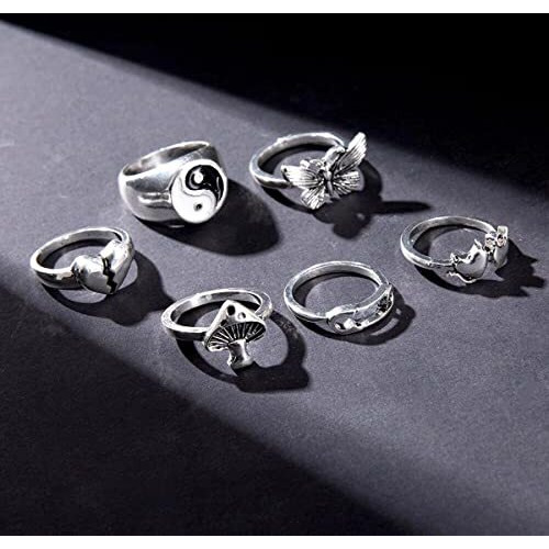 Jewels Galaxy Mesmerizing Vintage Gold Plated Stunning Rings For Women/Girls (Mixed Sizes) (Design 20)