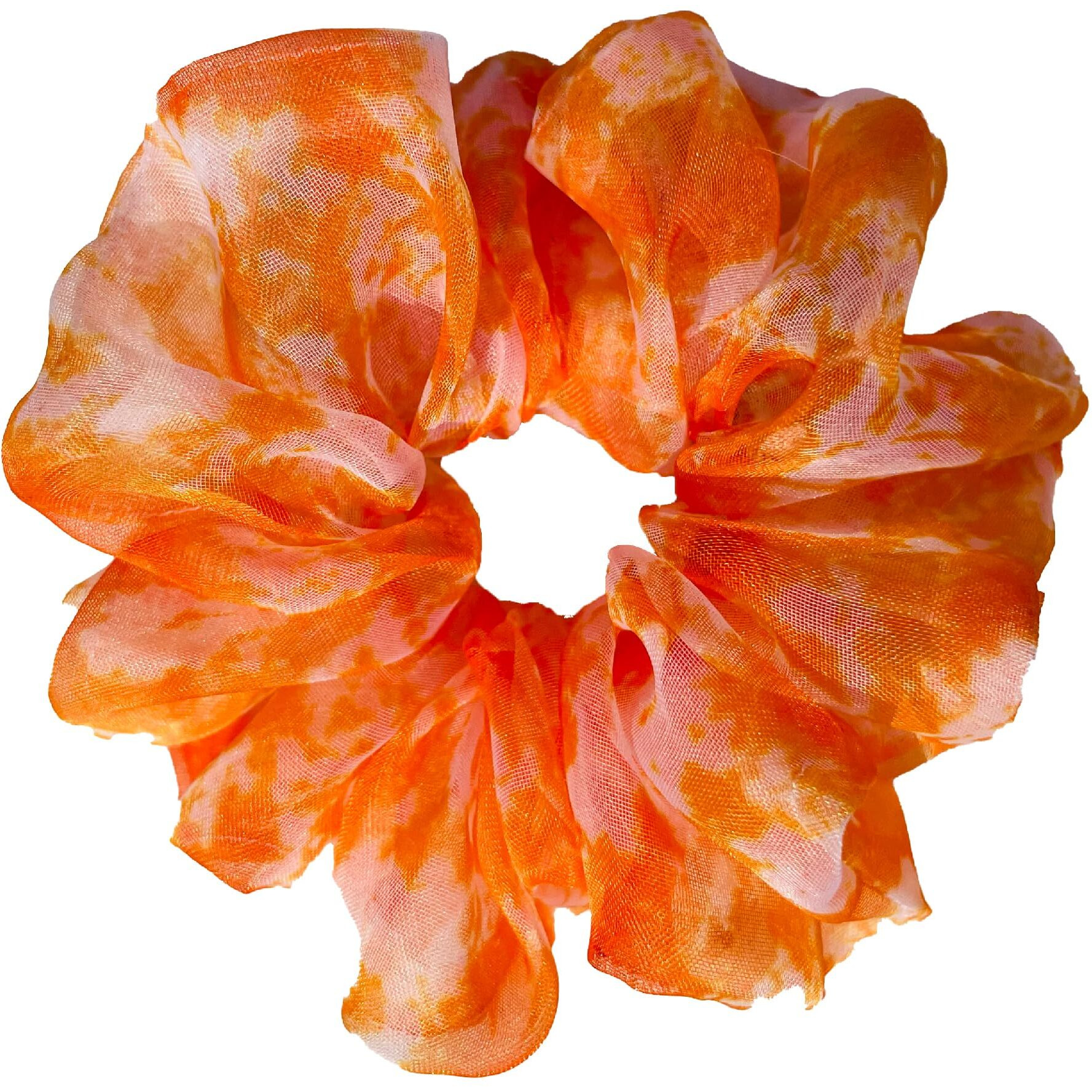 Crafty Glam Premium Scrunchies for Women, Organza Scrunchies for Girls and Women, Cute Stylish Crunchies for Hair, Colorful Luxury Scrunchies Set Hair Bands for Women