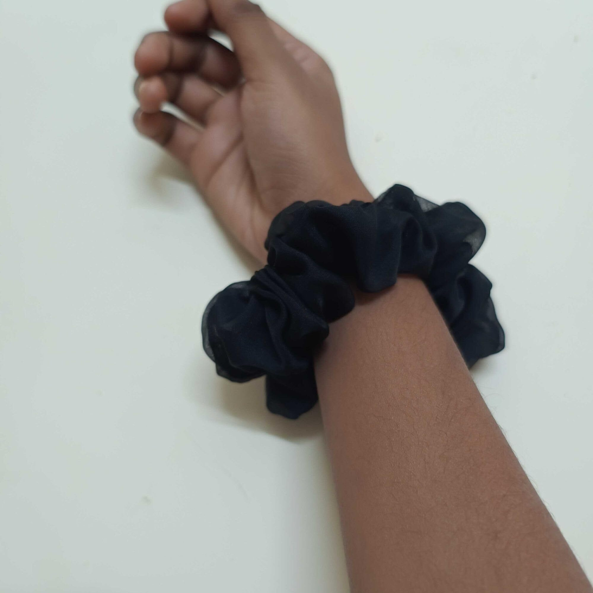 Crafty Glam Premium Scrunchies for Women, Organza Scrunchies for Girls and Women, Cute Stylish Crunchies for Hair, Colorful Luxury Scrunchies Set Hair Bands for Women