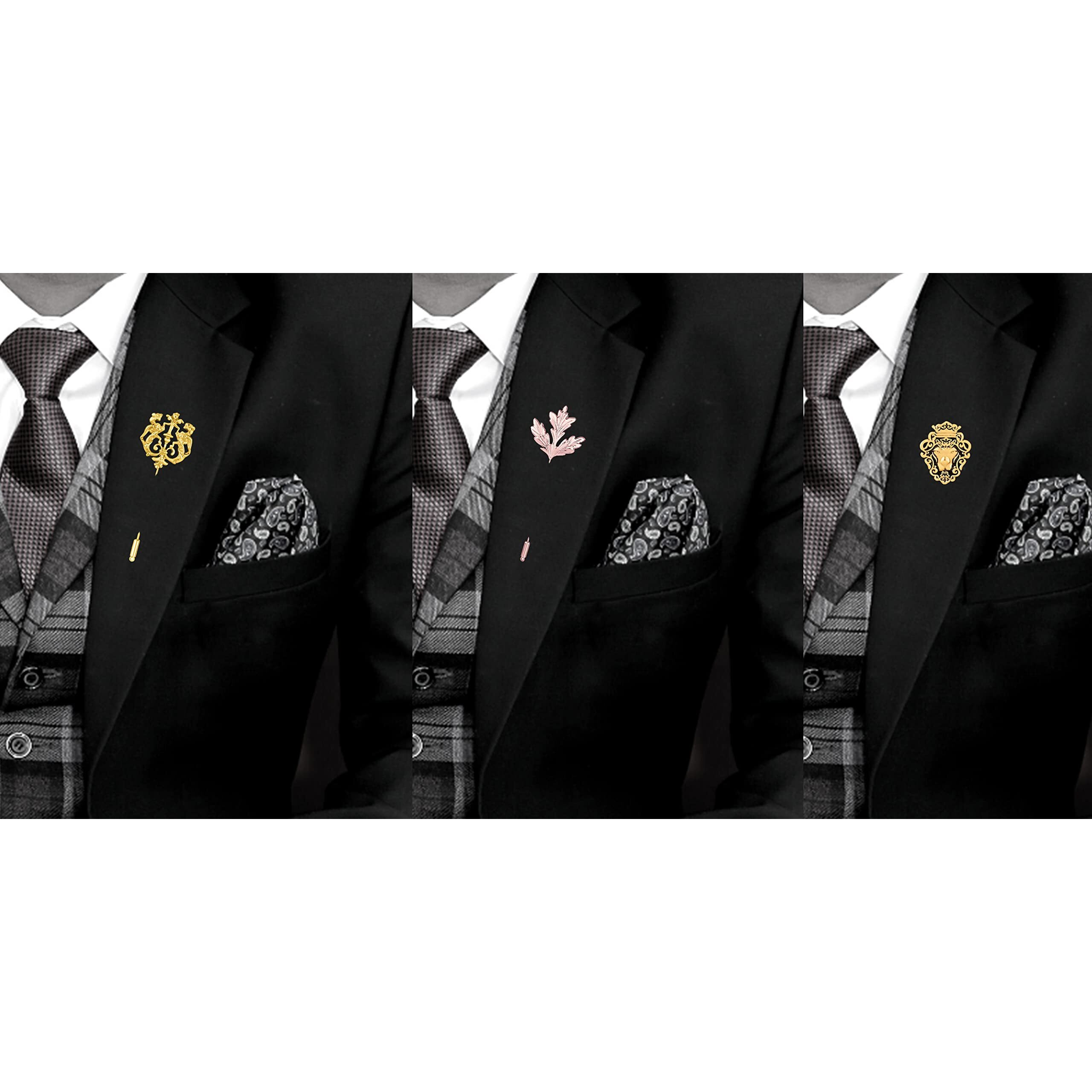 Mahi Combo of Mens Brooch/Lapel Pin CO1104923M