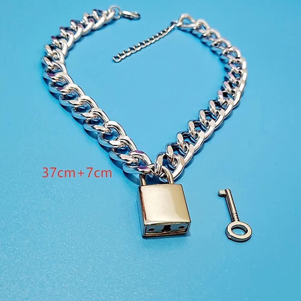 Shining Diva Fashion Latest Stylish Multilayer Metal Chain Pendant Necklace for Women (A12796np), Silver08