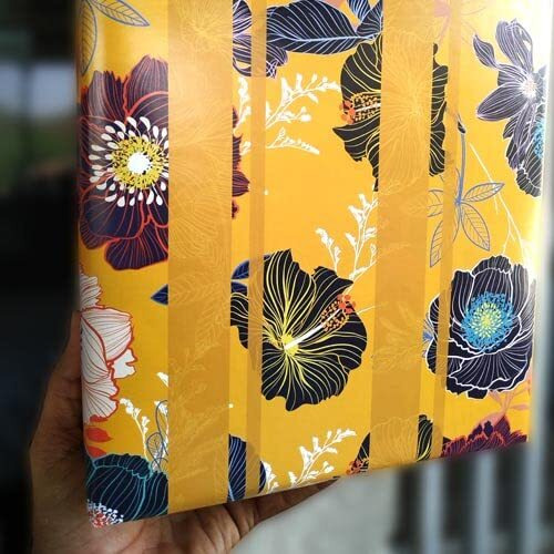 eVincE Wrapping Paper - Pack of 6 Large Gift Packing Paper with 28 x 20 - Multi Occasion Gift Paper for Diwali, Birthday, Wedding, Party Decor - Premium Recyclable Gift Wrapper with Fun Facts