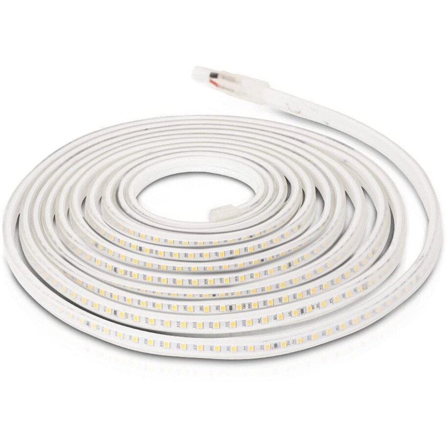 wipro Garnet 5 Meters LED Strip Light| 120 LEDs/mtr | White | IP65-Waterproof | Flexible Rope Light for Outdoor & Indoor Decoration for Diwali, Christmas|Strip for Balcony, False Ceiling|Pack of 1
