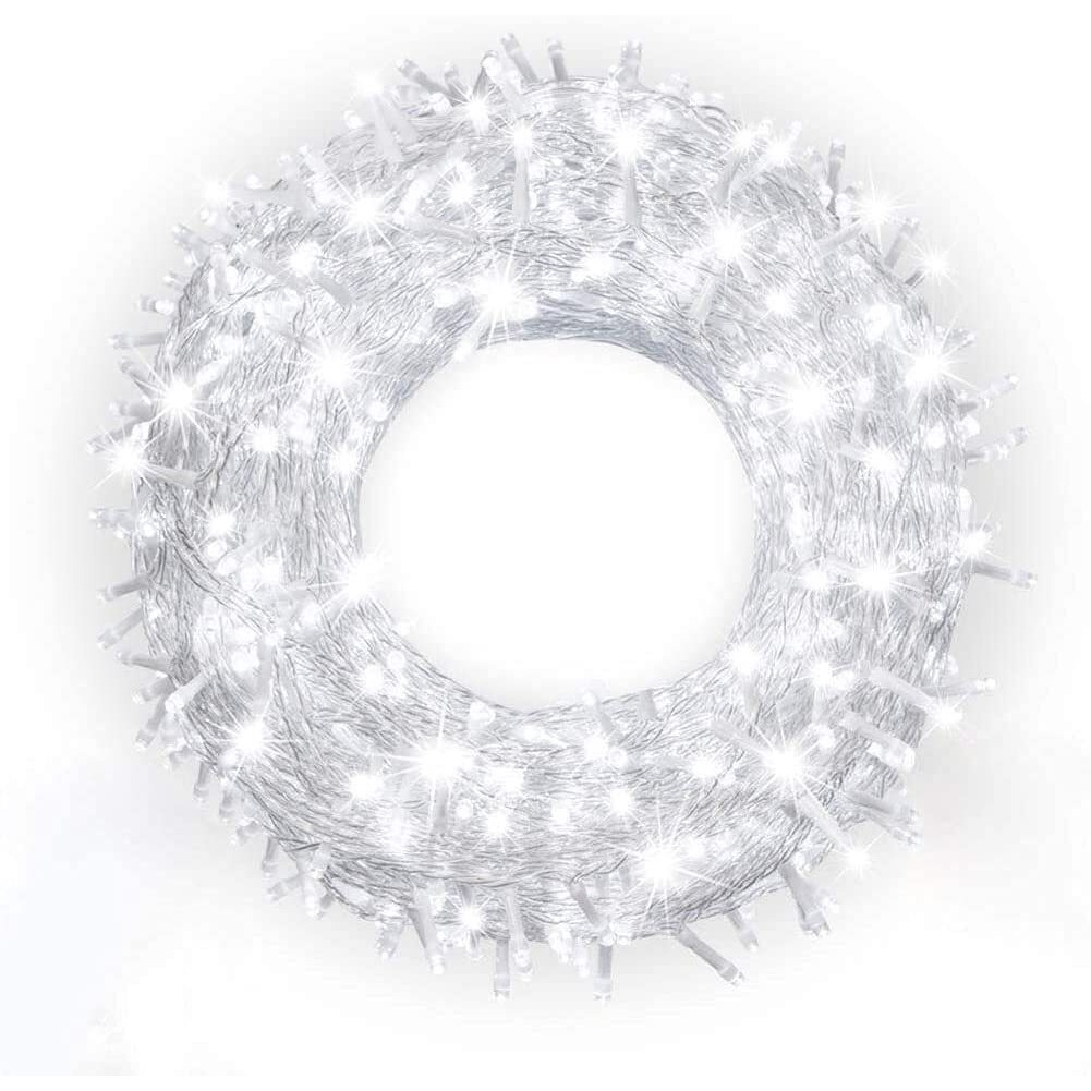Gesto White Led Serial lights for decoration - String lights for home decoration,Fairy Lights | Christmas, Diwali Decoration Lights for balcony | Copper Wire Pixel Light (20 meter | Pack of 2)