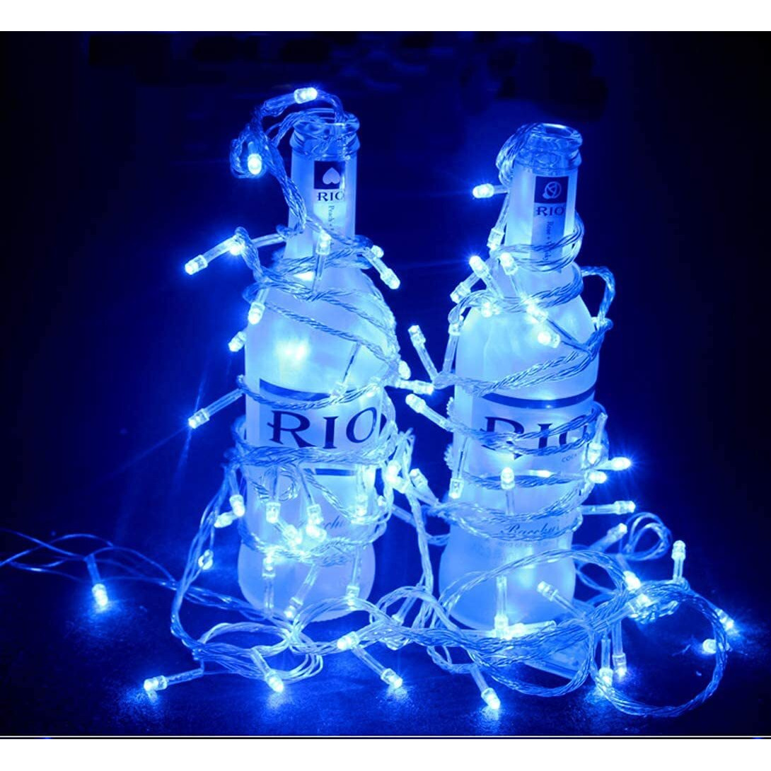 Gesto Blue Led Serial lights for decoration - String lights for home decoration,Fairy Lights | Christmas, Diwali Decoration Lights for balcony | Copper Wire Pixel Light (12 meter | Pack of 1)