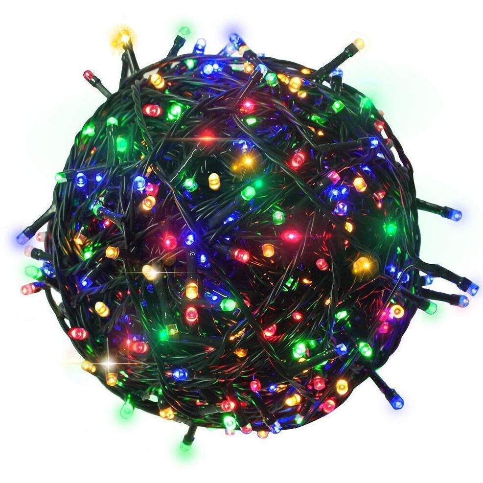 Gesto Multicolor Serial String Led Light with 8 Modes Changing Controller - Waterproof Serial Lights for Decoration Long | for Home,Diwali Decoration, Christmas,Patio Garden(20 Meter | Pack of 10)