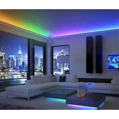 Gesto 5 Meter Led Strip Lights Ceiling Lights for Home Decoration,Rope led Light for Balcony Decoration Outdoor Lights,Rgb strip light for Diwali Decoration with Mode Changer Controller (Multicolor)