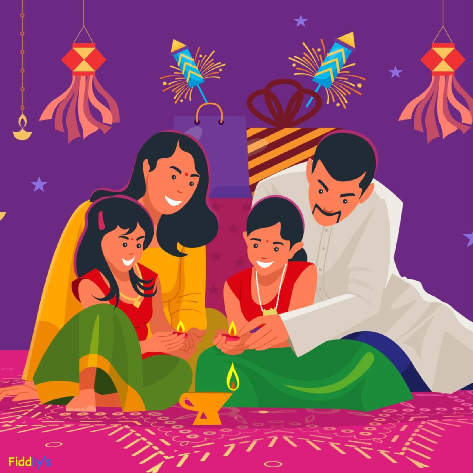 Fiddlys Wood Jigsaw Puzzles for Kids & Children -9 Pieces Age 3+ (Diwali Gift Pack of 4)