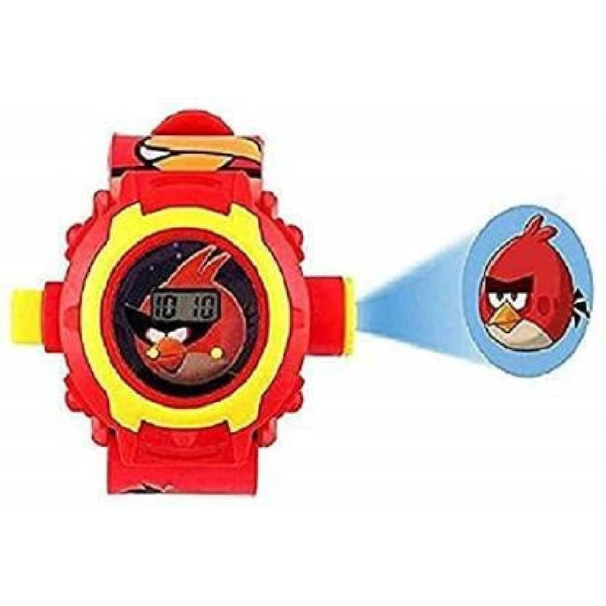 SELLORIA Digital 24 Images Projector Watch for Kids Boys Rubber Material Watch, Diwali Gift, Birthday Return Gift, Best Digital Toy Watch for Boys & Girls (ANGRY BIRD)
