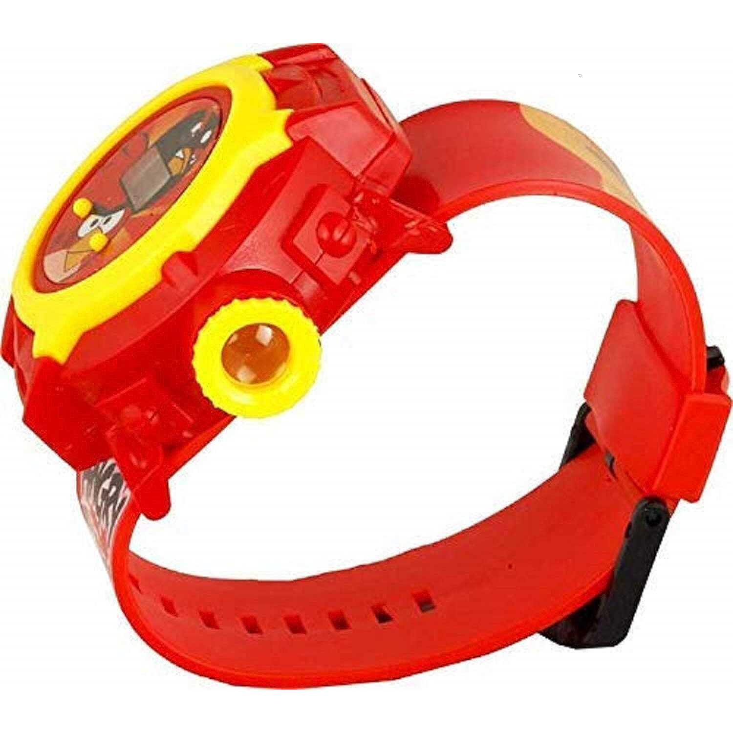SELLORIA Digital 24 Images Projector Watch for Kids Boys Rubber Material Watch, Diwali Gift, Birthday Return Gift, Best Digital Toy Watch for Boys & Girls (ANGRY BIRD)