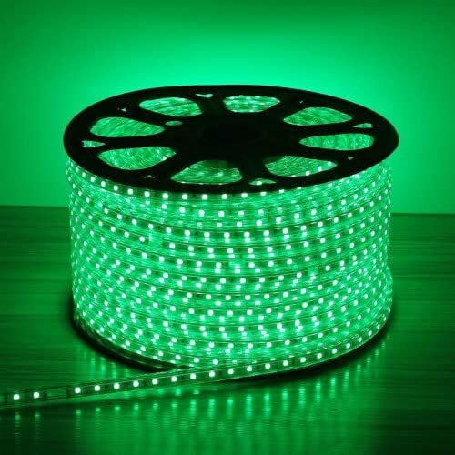 Errol LED Strip Rope Light for Indoor,Outdoor,Decorative,Diwali,Christmas,Festival,Cove,False Ceiling,Balcony,Entrance,Pillar with Direct Plug-in Adapter.(15 Meter, Green)