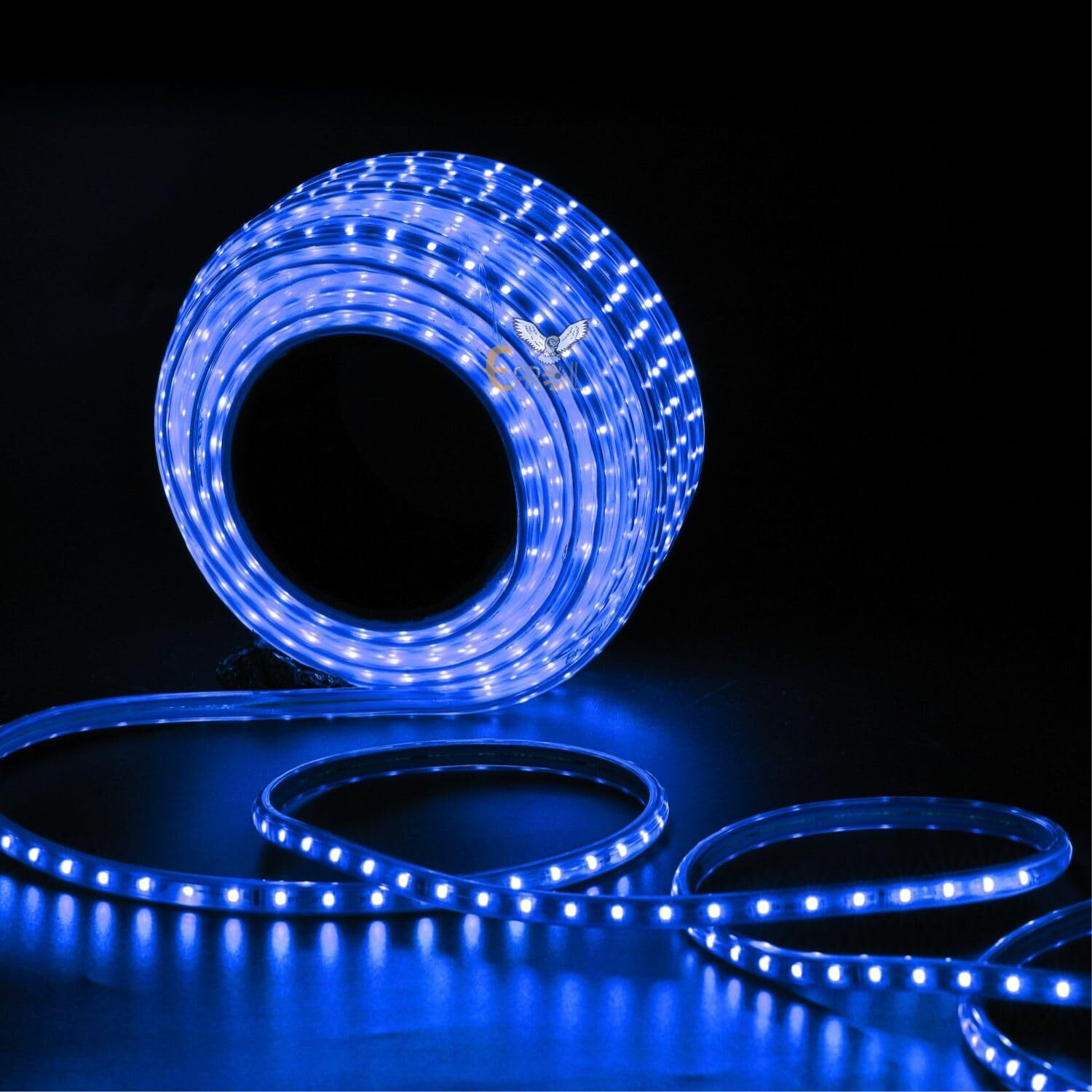 Errol LED Strip Rope Light for Indoor,Outdoor,Decorative,Diwali,Christmas,Festival,Cove,False Ceiling,Balcony,Entrance,Pillar with Direct Plug-in Adapter.(40 Meter, Blue)