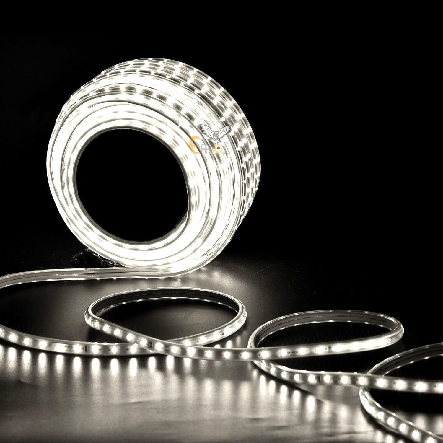 Errol LED Strip Rope Light for Indoor,Outdoor,Decorative,Diwali,Christmas,Festival,Cove,False Ceiling,Balcony,Entrance,Pillar with Direct Plug-in Adapter.(10 Meter, White)