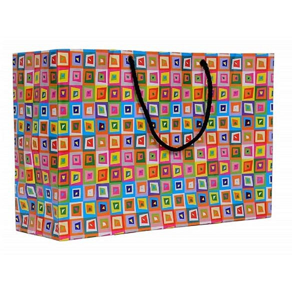 A&A Party Favour Paper Carry Bag (Multicolour) -Set of 10 Bags | Gift Bags For Return Gifts | Paper Bags For Wedding Gifting |Return Gift Bags | Gift Bags For Presents |Paper Bags | Gift Bags | Office Bags | Packing Box | Paper Gift Bag | Birthday, Anniversary, Party, Diwali, Office Events, New Year, Christmas, All Occasions - Size 8 * 12 * 4 Inch