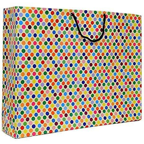 A&A Party Favour Paper Carry Bag (Multicolour) -Set of 10 Bags | Gift Bags For Return Gifts | Paper Bags For Wedding Gifting |Return Gift Bags | Gift Bags For Presents |Paper Bags | Gift Bags | Office Bags | Packing Box | Paper Gift Bag | Birthday, Anniversary, Party, Diwali, Office Events, New Year, Christmas, All Occasions - Size 13*17*4 (DT)