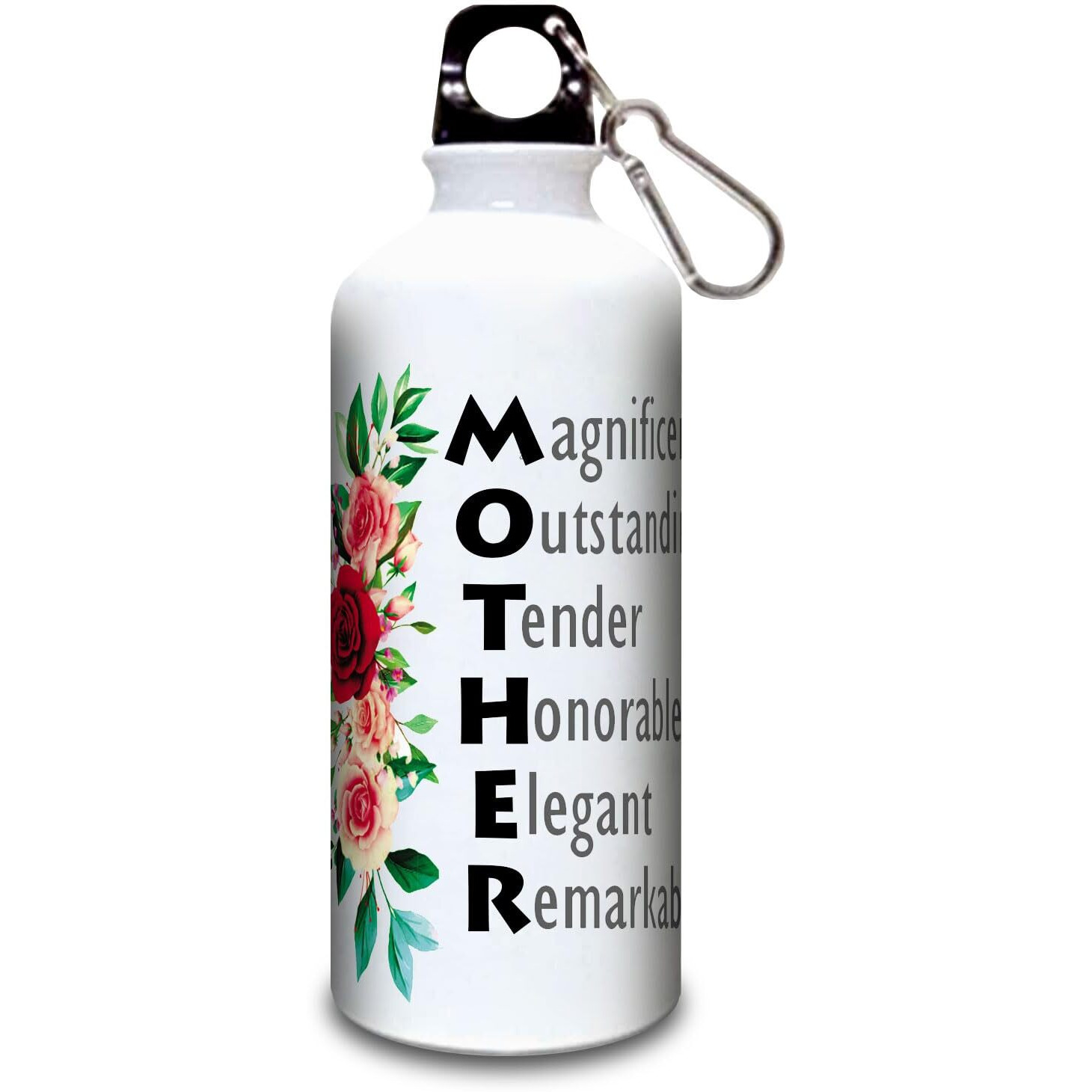 exciting Lives - Mother Sipper Water Bottle - Gifts for Mothers Day, Birthday, Anniversary Gift for Diwali, Festival - 600 ml (Metal)