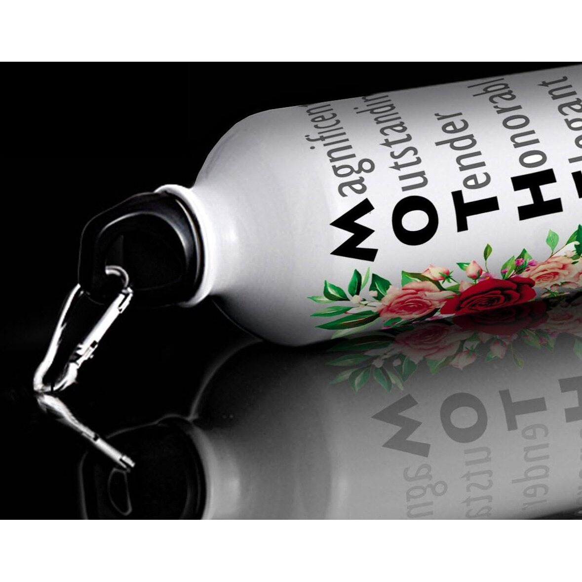 exciting Lives - Mother Sipper Water Bottle - Gifts for Mothers Day, Birthday, Anniversary Gift for Diwali, Festival - 600 ml (Metal)