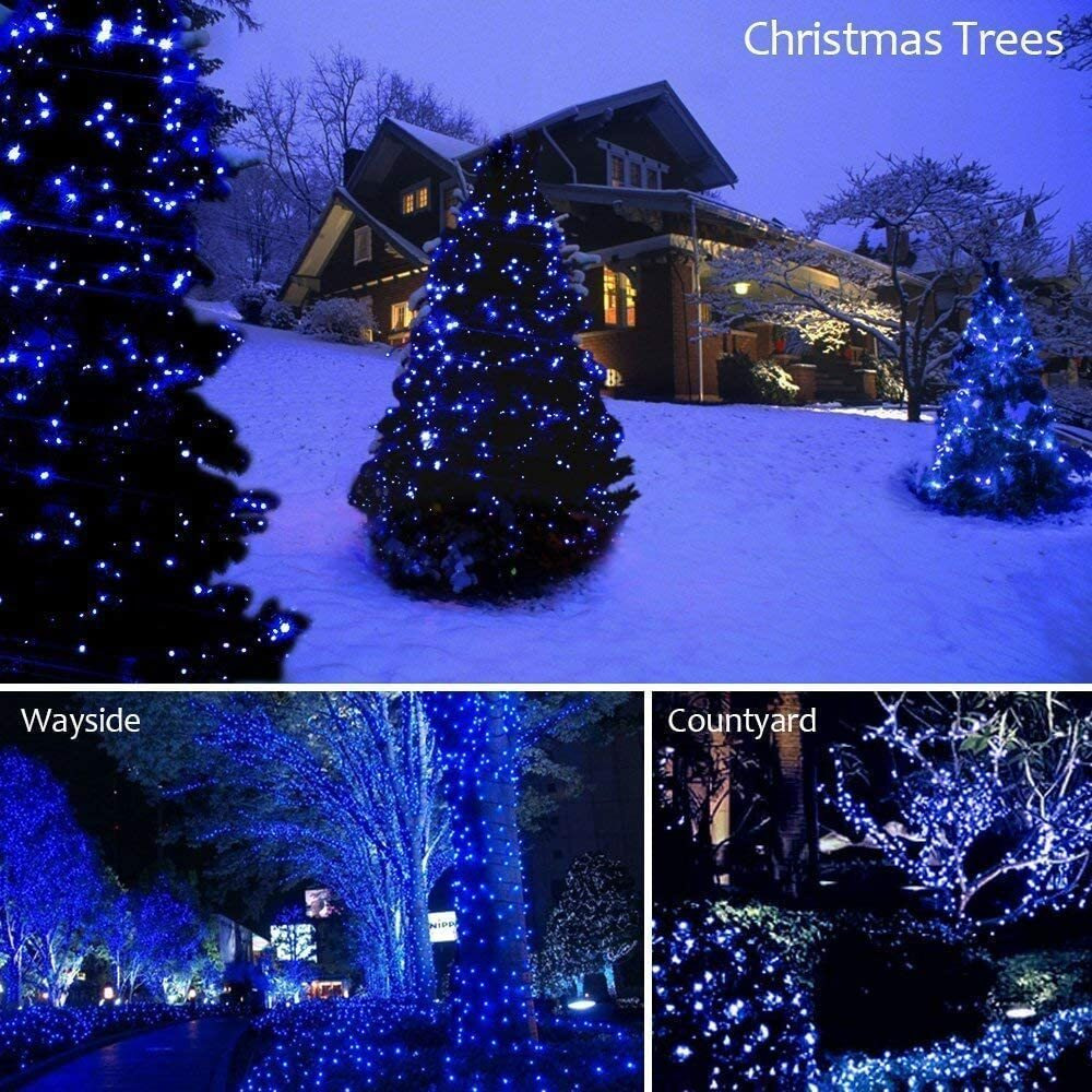 Gesto Blue Led Serial lights for decoration - String lights for home decoration,Fairy Lights | Christmas, Diwali Decoration Lights for balcony | Copper Wire Pixel Light (20 meter | Pack of 5)