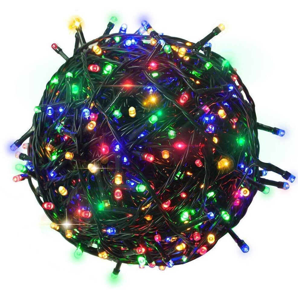 Gesto Multicolor Serial String Led Light with 8 Modes Changing Controller - Waterproof Serial Lights for Decoration Long | for Home,Diwali Decoration, Christmas,Patio Garden(20 Meter | Pack of 5)