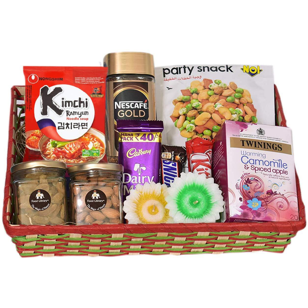 Food Library The Magic of Nature Birthday/Anniversary/Christmas/Valentines/Diwali Chocolate Gift Hamper (Celebrations Basket)