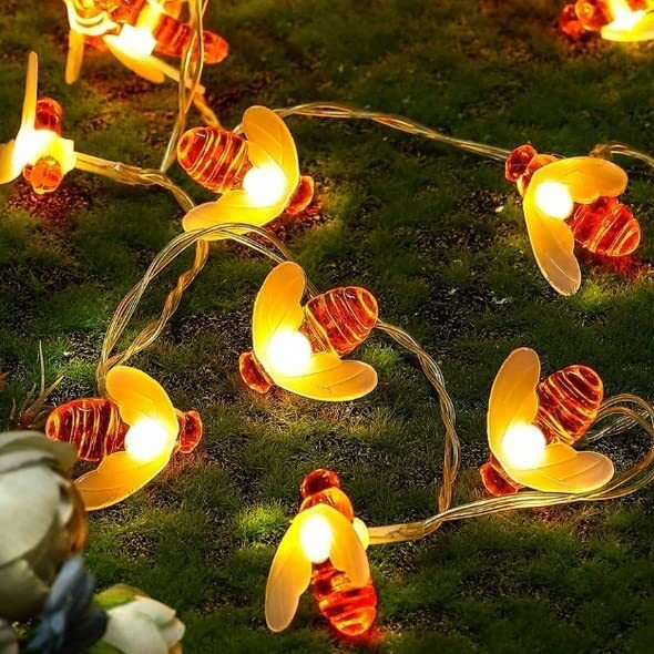 The Purple Tree Decorative Multicolor Crystal Drop String LED Lights for Diwali Christmas Wedding - 3 Meter (1 pc, 20 Drops) Diwali Lights, Christmas Decorative Lights, Festive Lights, led Lights