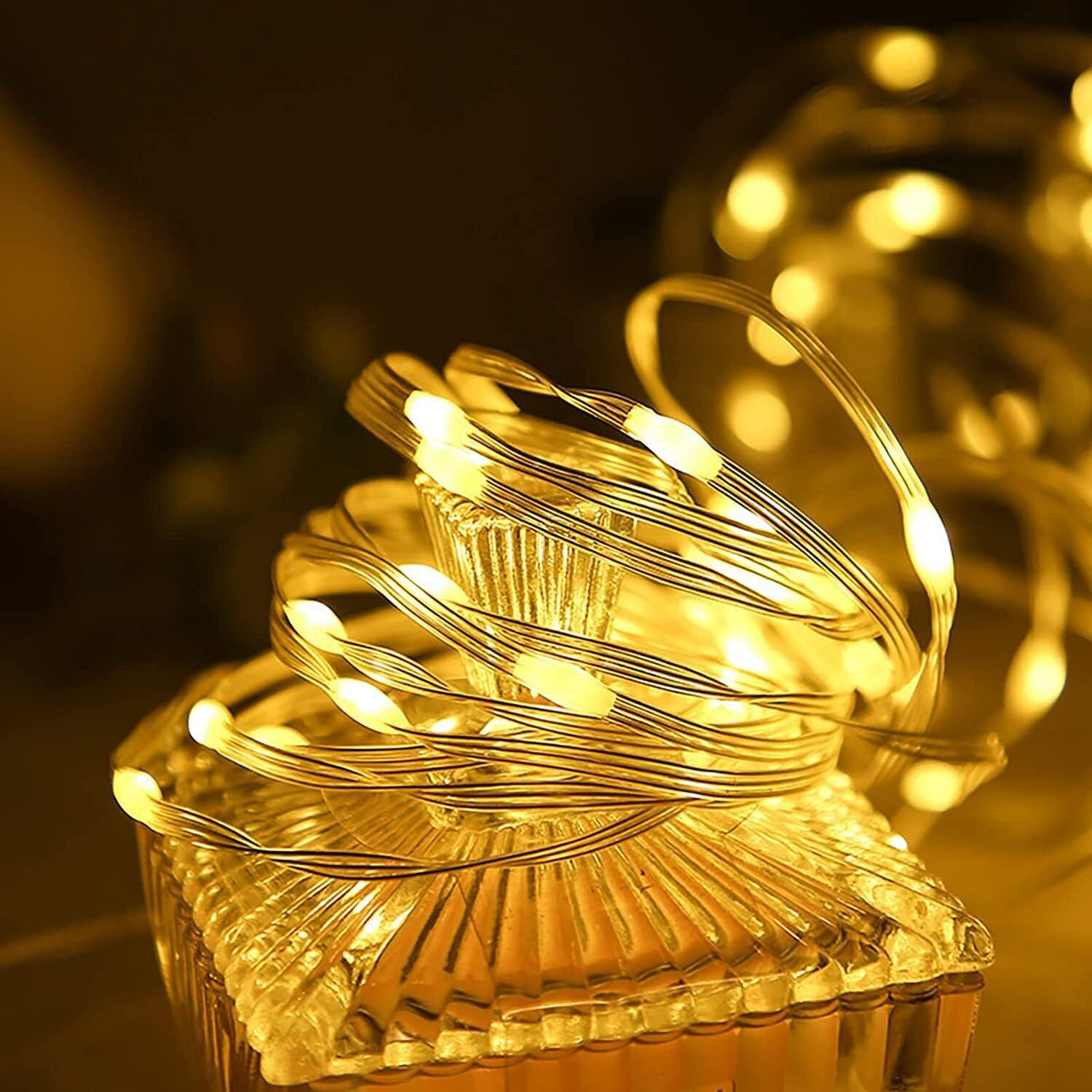 PESCA Point Control String Light 200 LED Light 20 Meter 8 Mode Light for Party,Birthday,Diwali,Christmas,Navratri,Valentine Gift Home Decoration Light