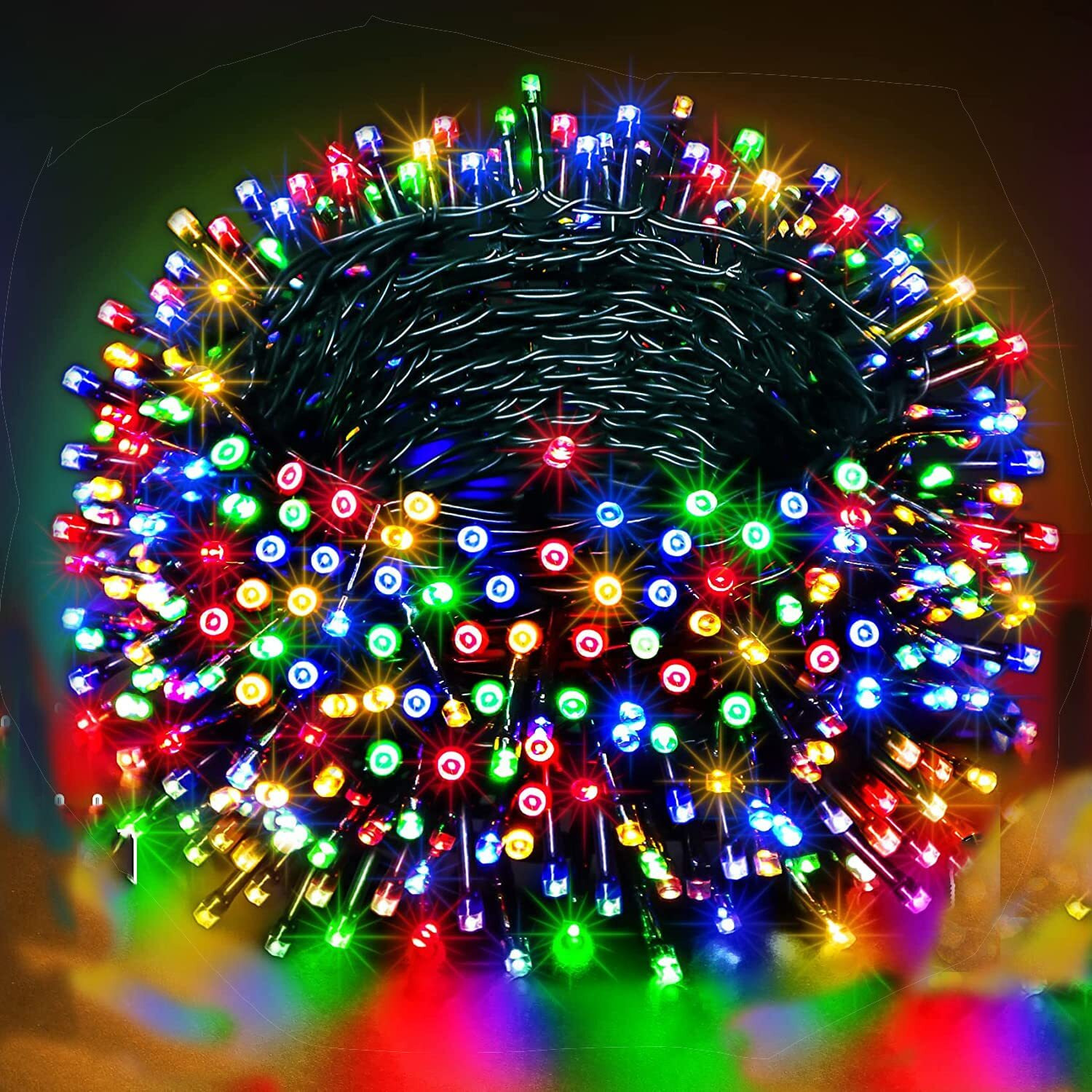 Gesto Multicolor Serial String Led Light with 8 Modes Changing Controller - Waterproof Serial Lights for Decoration Long | for Home,Diwali Decoration, Christmas,Patio Garden(43 Meter | Pack of 1)