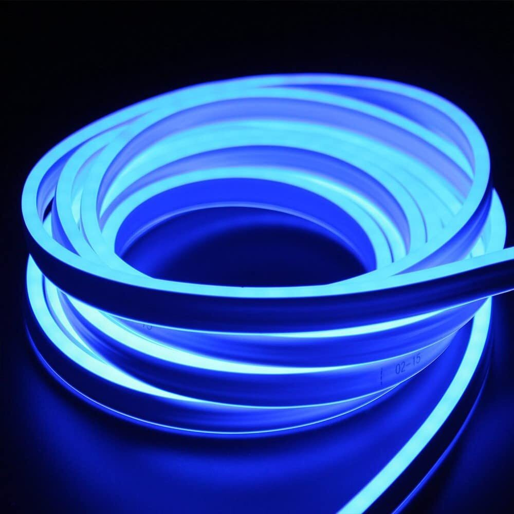 Errol LED Neon Strip Rope Light, Waterproof Outdoor Flexible Light with Connector,Silicone Light for Diwali, Christmas, Indoor and Outdoor Decoration. (10 Meter, Blue)