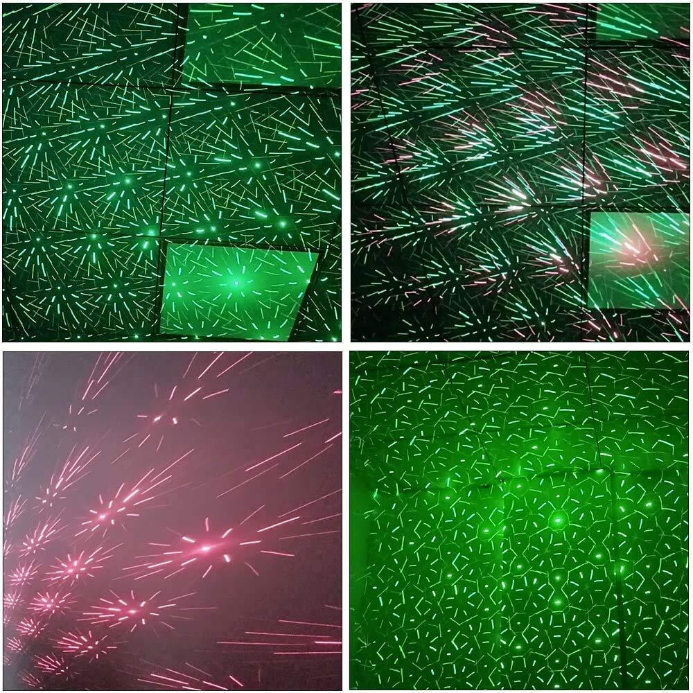 ZILLOQUIL Mini LED Disco Laser Light Projector Stage Lighting Sound DJ Voice Activated for Party Club Light, DJ Stage Lamp for Birthday Decoration and Diwali Festival Decoration (Dj Light)