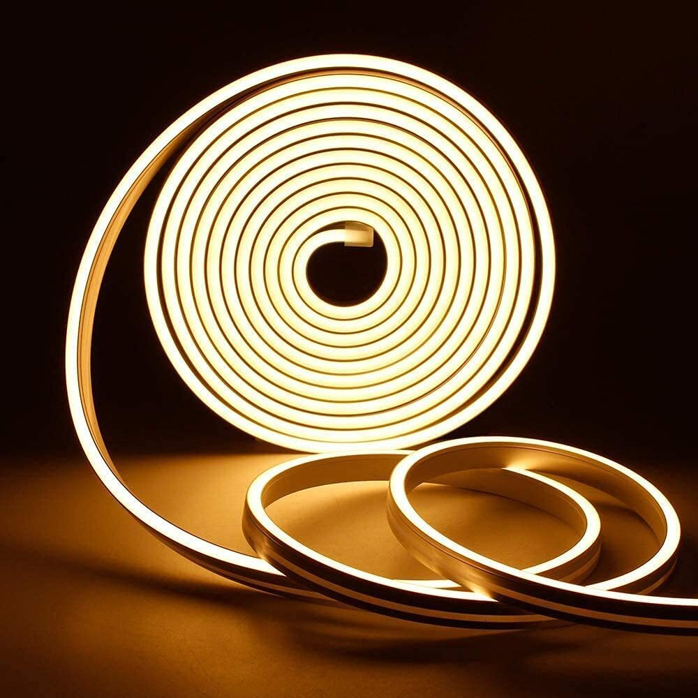 Errol 5 Meter LED Neon Strip Rope Light, Waterproof Outdoor light for Diwali,Christmas,Home Decoration. (Warmwhite)