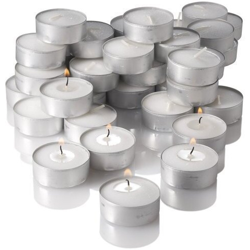 Pure Source India Unscented Wax Tealight Candles, Decoration Light Candle, Smok Less Gifting and Diwali Candles(Set of 500 Pieces)