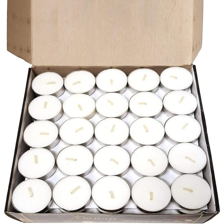 Pure Source India Unscented Wax Tealight Candles, Decoration Light Candle, Smok Less Gifting and Diwali Candles(Set of 500 Pieces)