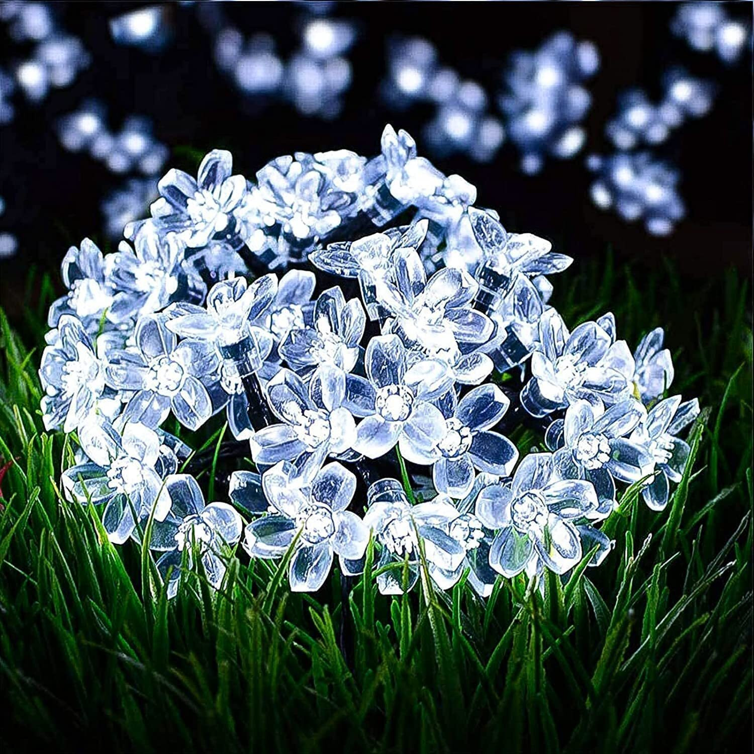 PESCA Flower Fairy String Lights for Indoor Outdoor Decoration Diwali Light for Party Birthday Diwali Christmas Navratri Valentine Gift Home Decoration Light (3 Meter 15 LED, Cool White)