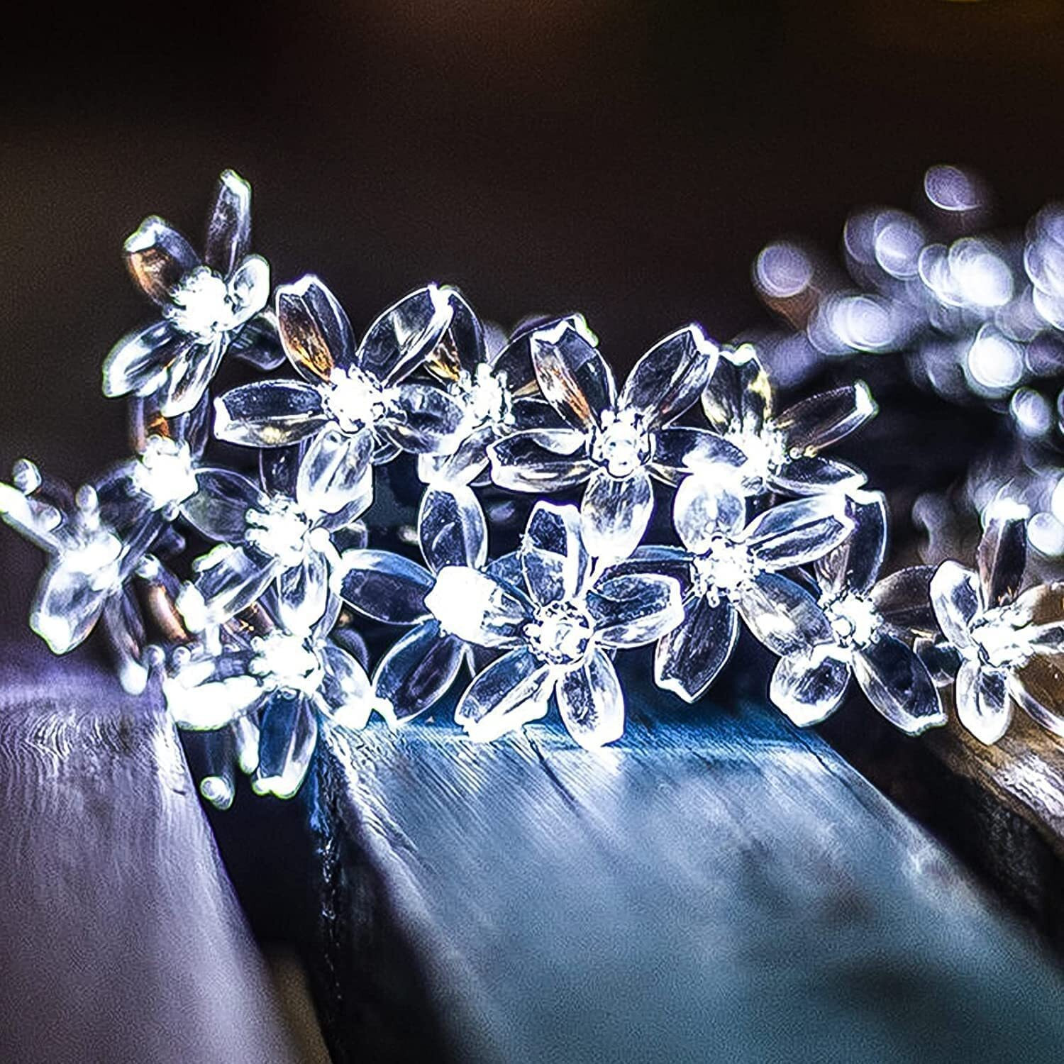 PESCA Flower Fairy String Lights for Indoor Outdoor Decoration Diwali Light for Party Birthday Diwali Christmas Navratri Valentine Gift Home Decoration Light (3 Meter 15 LED, Cool White)