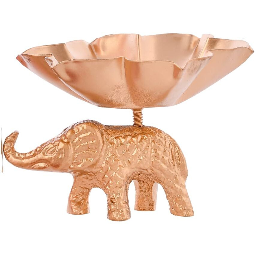 CraftVatika Elegant Metal Tea Light Candle Holder Set of 8 for Home Decor - Wedding & Diwali Decoration - Handcrafted Tabletop Decorative Holder - Indoor & Outdoor