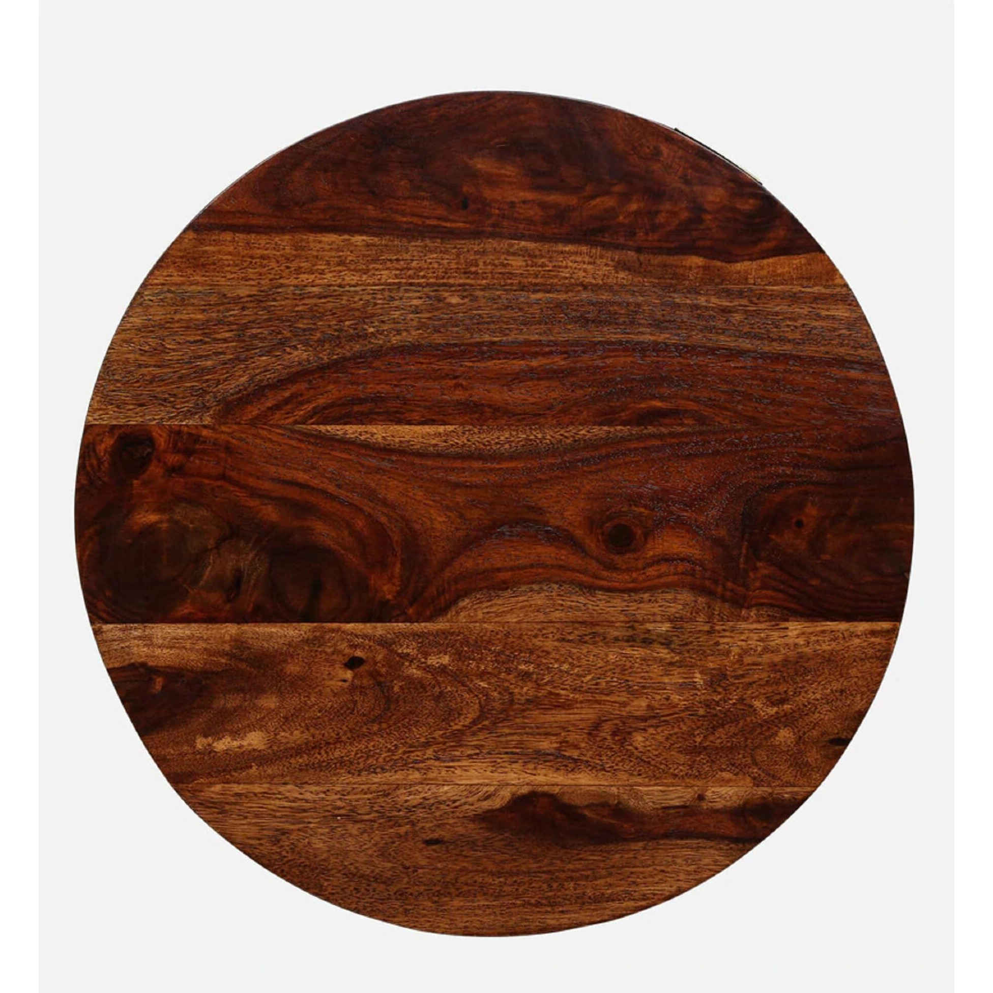 SMAART CRAAFTS Eco Solid Wood END Table for Living Room and Bed Room| Premium Design Side Table for Home | Chocolate Brown Finish, Solid Sheesham Wood | Diwali Decorations