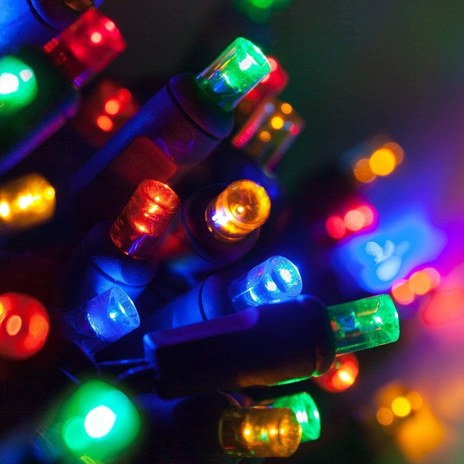 Desidiya LED String Serial Light 35 Meter with 8 Modes Changing Controller. Waterproof & Flexible Copper Lights for Home Diwali Home Decoration & Christmas - Multicolor - Pack of 2
