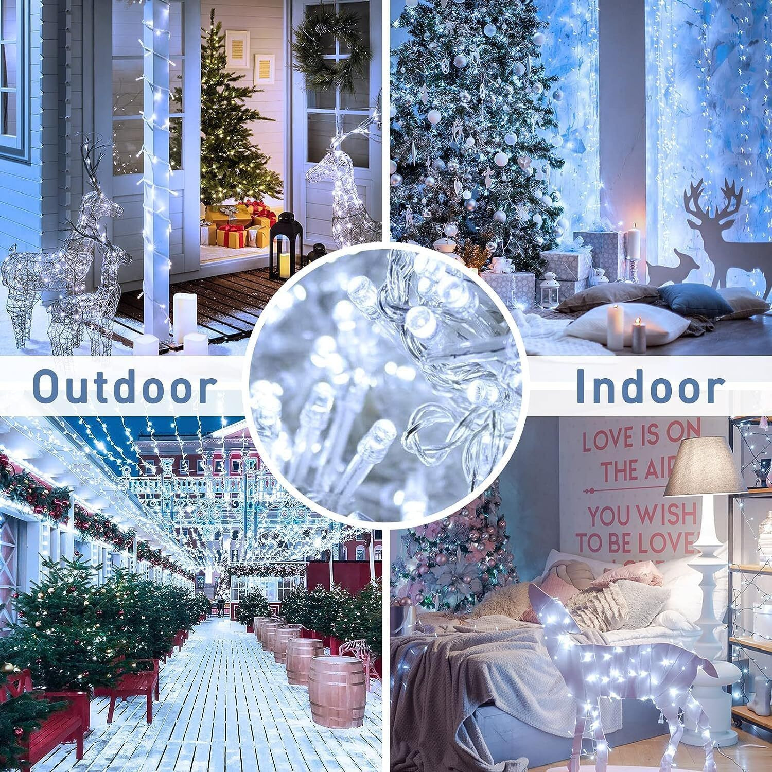 The Purple Tree Copper Cool White Led Fairy Light For Diwali(12 Meters,Pack Of 1) Lights For Decoration- Electric Corded String Lights For Home Decoration,Diwali Decoration Lights,Balcony Lights