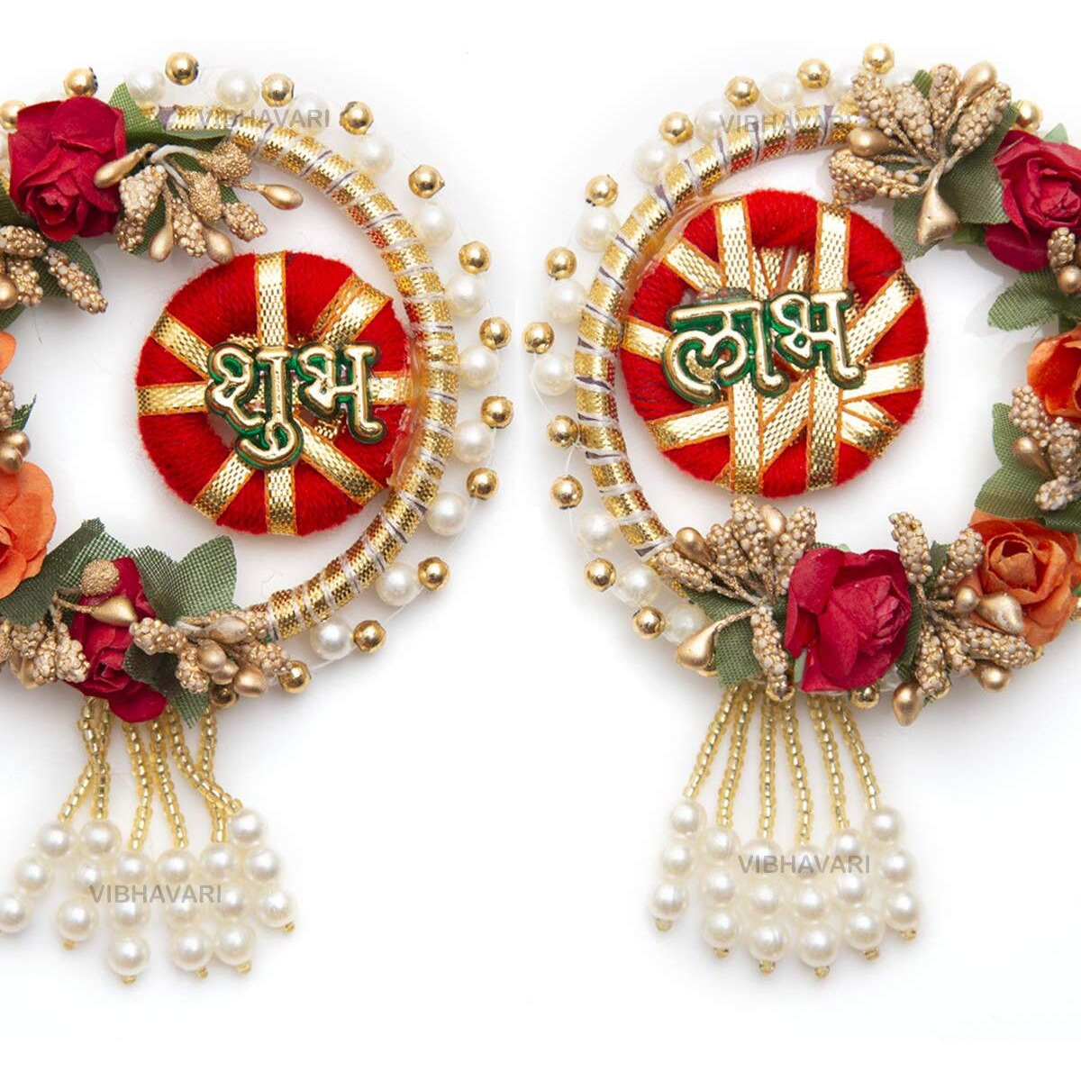 HomeSquare Shubh-Labh Door Hanging for Diwali/Home Decoration (Model 6)