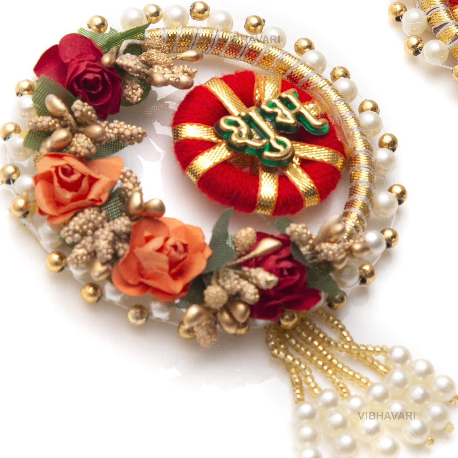 HomeSquare Shubh-Labh Door Hanging for Diwali/Home Decoration (Model 6)