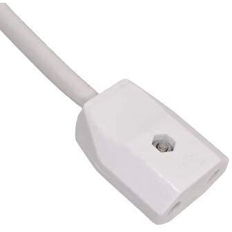 SeCro 2-Pin Flexible Male-Female Socket, Round Wire, Extension Cord for Multipurpose Use,Festive Decorations,Diwali,Christmas,etc (2 Meter)