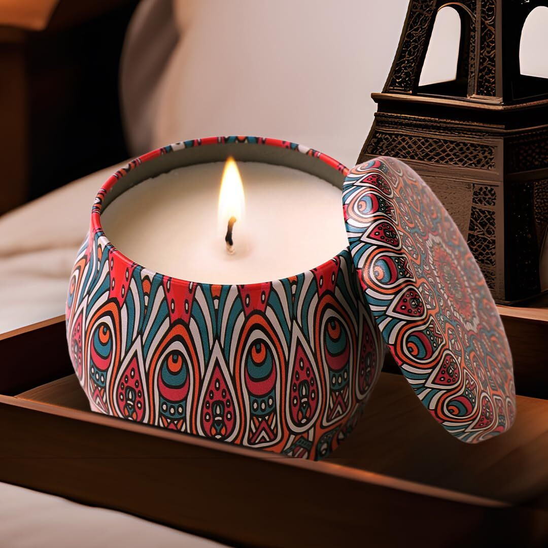 Andme Scented Candles for Home. Diwali Decoration Items for Home Decor, Gift Items, Birthday Gift, Mon Paris Fragrance(120 GMS)