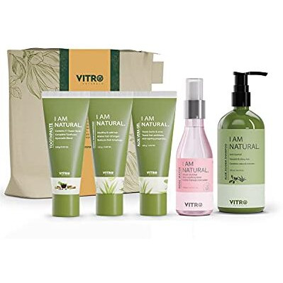 Vitro MY BEAUTY BUNDLE Skin Care Gift Set For Men & Women | Combo of Toothpaste, Rose Water, Aloe Vera Gel, Aloe Jojoba Shampoo, Herbal Hair Conditioner Gift Set For Birthday, Anniversay, Wedding, Diwali Gift Hamper