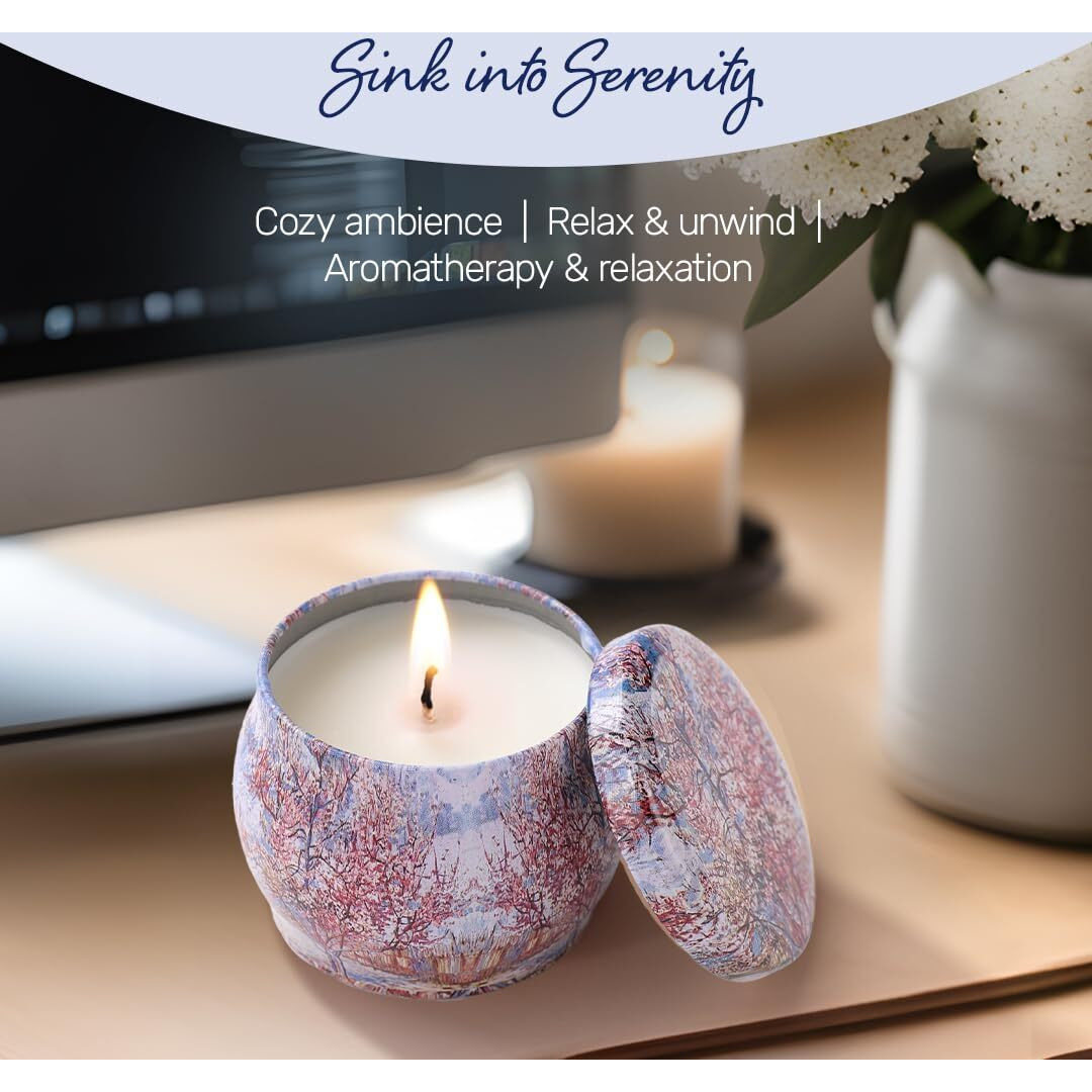 Andme Scented Candles for Home. Diwali Decoration Items for Home Decor, Gift Items, Birthday Gift Vanilla (120gms)