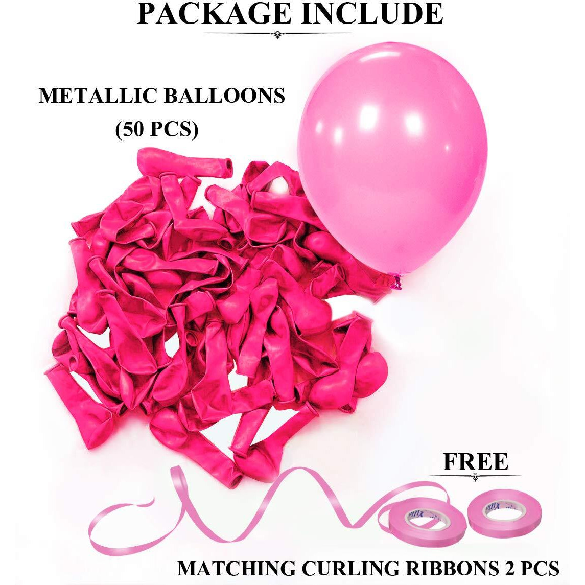 AMFIN 10 Inch Beautiful Royal Metallic Balloons for Weddings, Engagement, Baby Shower, 1st Birthday, Anniversary Party, Bachelors Party, Office Party, Diwali