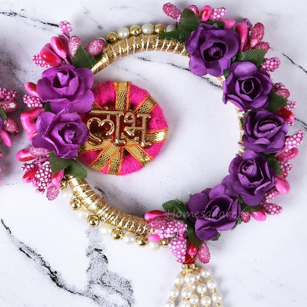 HomeSquare Shubh-Labh Door Hanging for Diwali/Home Decoration (Model 7)