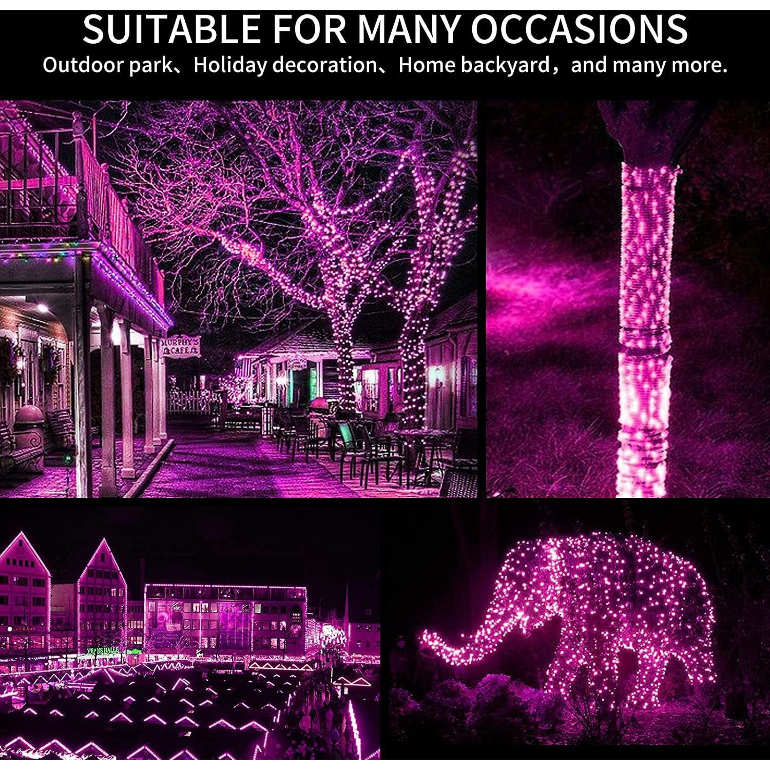 fizzytech Super Bright 5 Meter Waterproof LED Ceiling Light for False Ceiling,Cove Light, Led Strip Light for Home Decoration,Diwali,Christmas-Modes Changing Lights of Home Decoration (Pink)